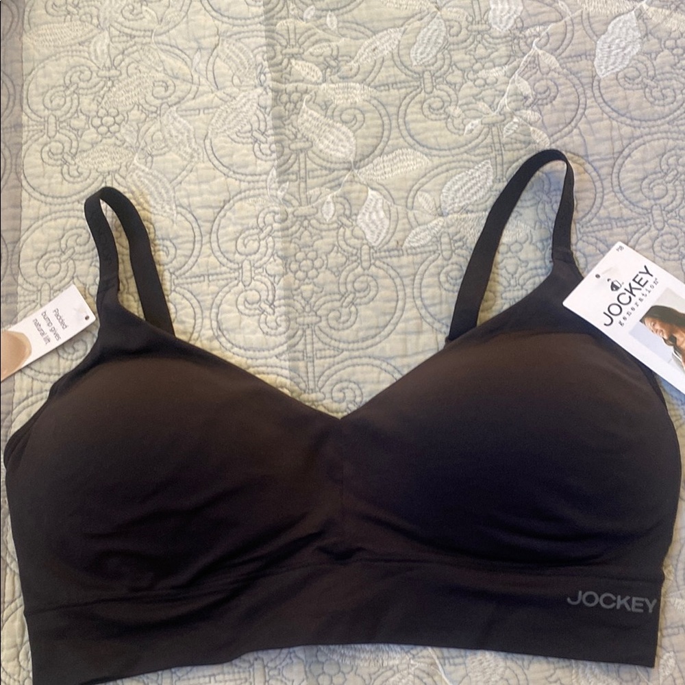 Jockey Black Intimates Bra with Adjustable Straps